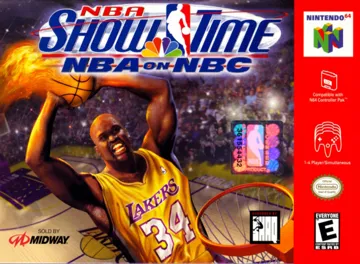 NBA Showtime - NBA on NBC (USA) box cover front